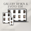 Gallery Design and Evoto edit